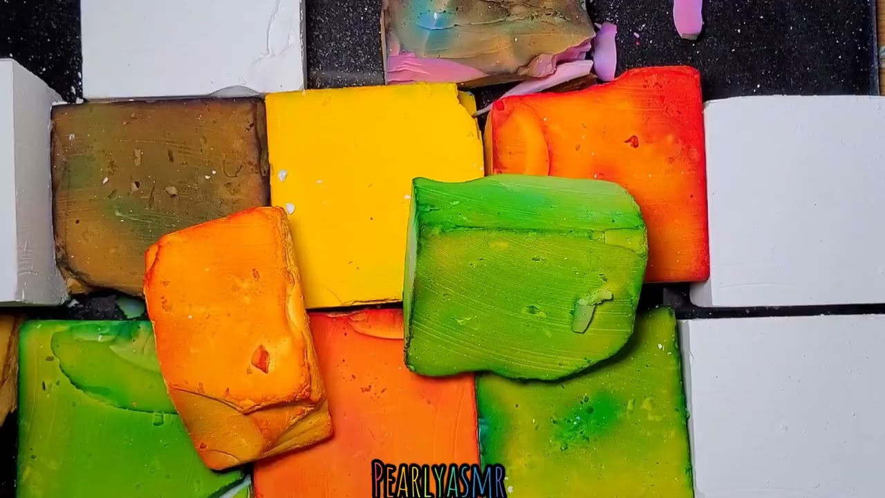 EVERYTHING BUT YELLOW DYED LUXURY GYM CHALK ASMR