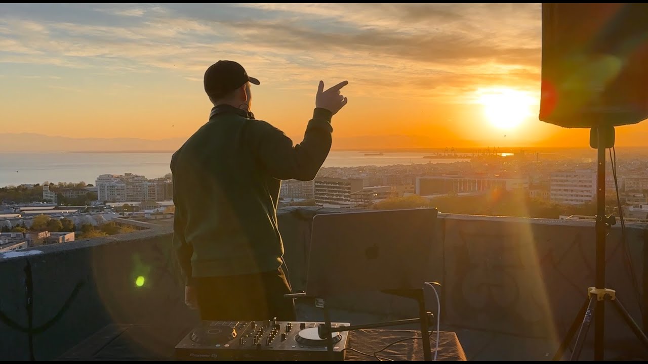 Rooftop Live Dj Set in Thessaloniki, Greece | House Sunset Mix with KAYGEE.