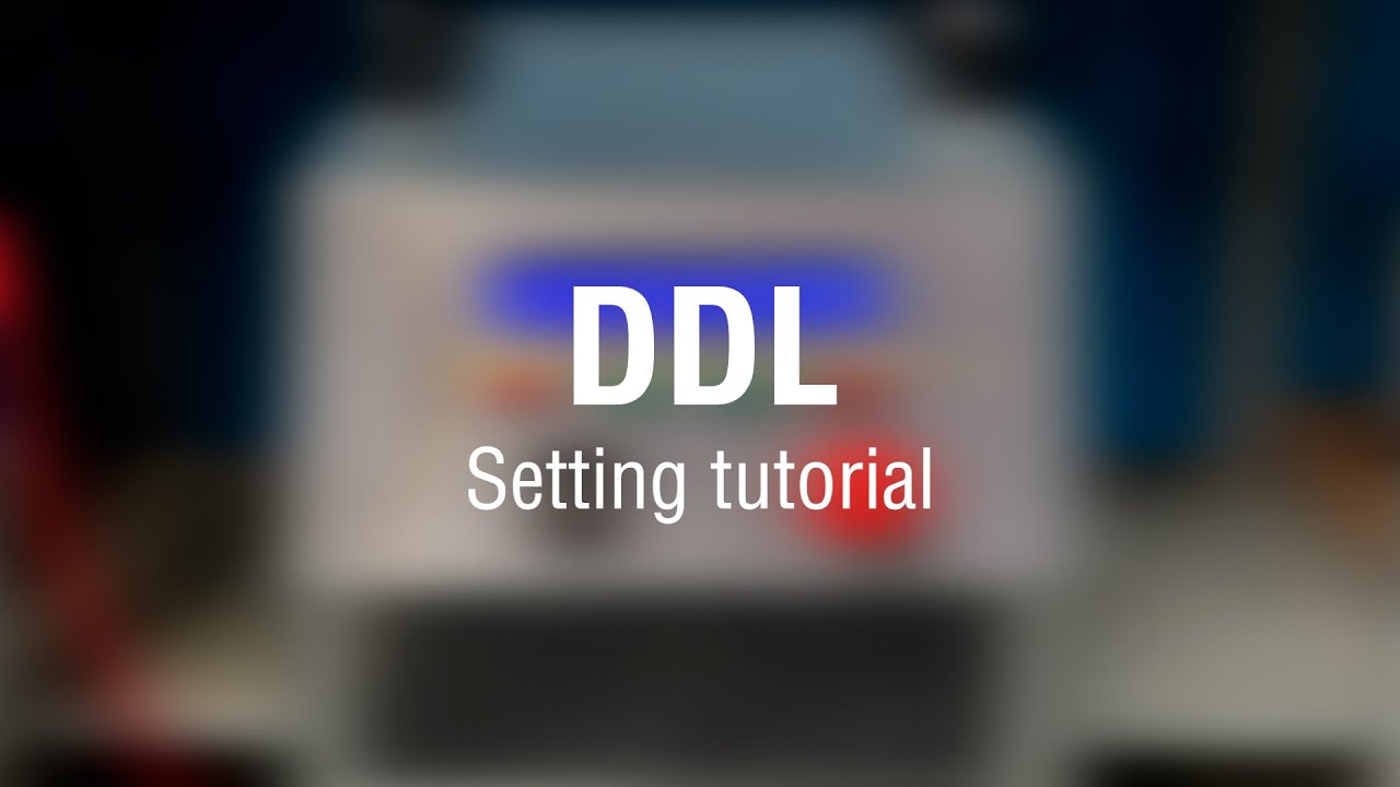 DDL Discharger | Setting tutorial