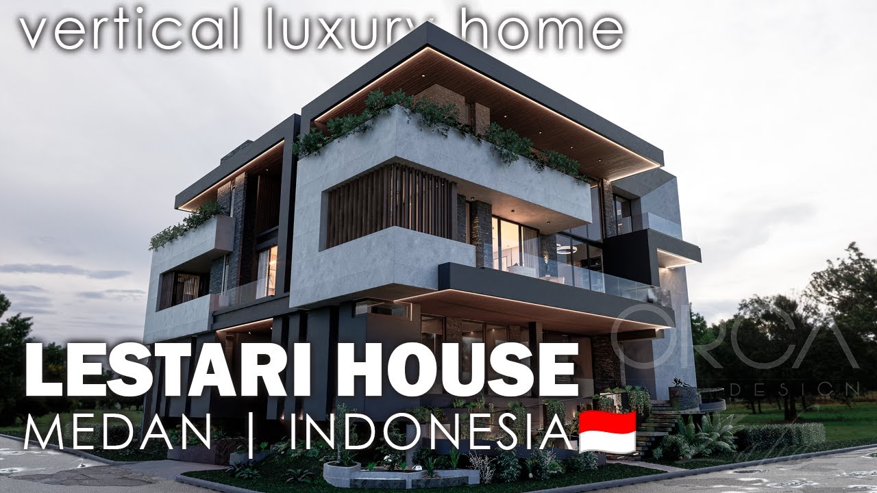 Experience The Vertical Luxury Home in Sumatra, INDONESIA 🇮🇩 | ORCA + Zafra | 11,732 sqft.