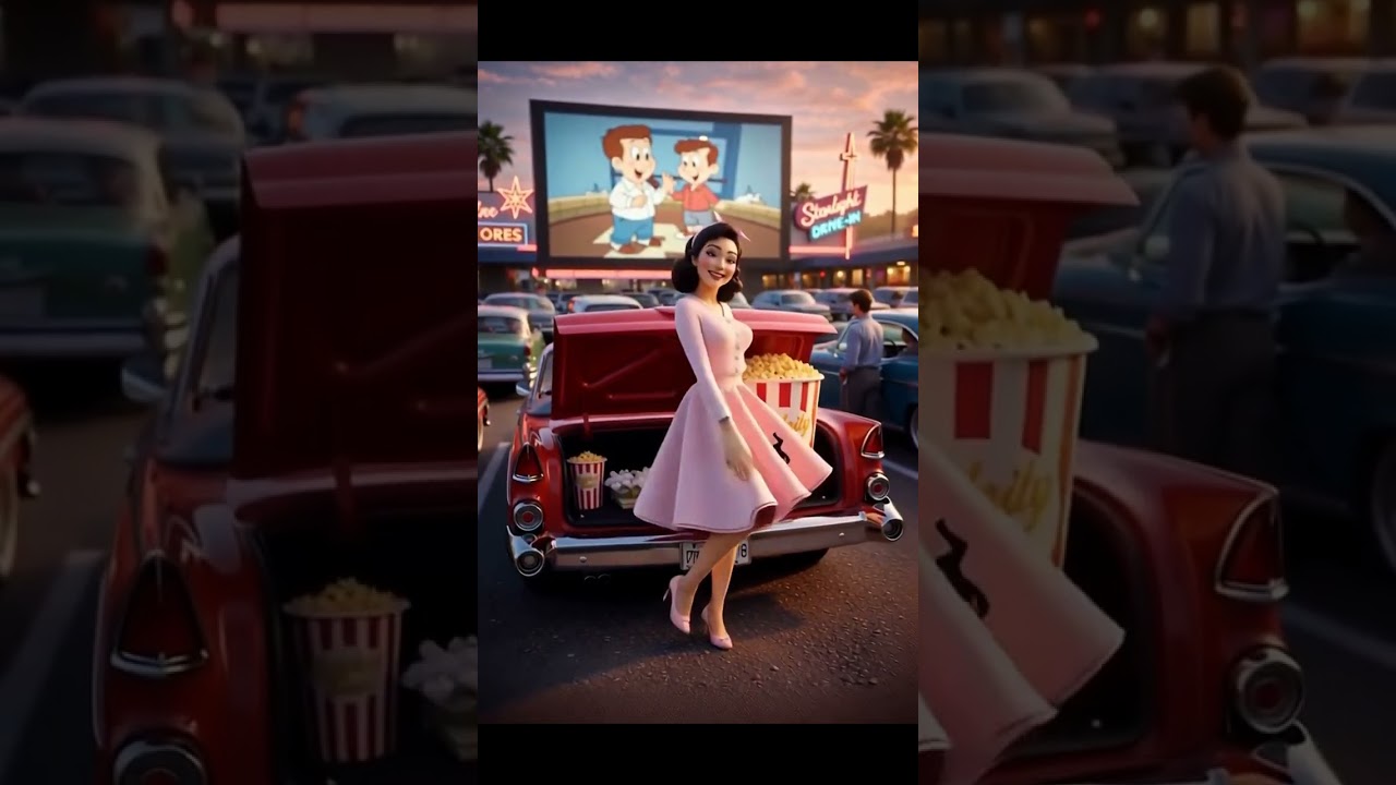 🎶😂 Sock Hop Time at the Drive-In 
