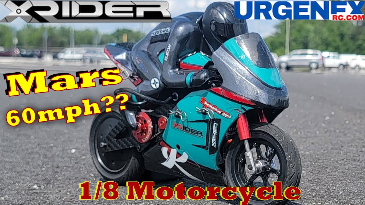 This Electric RC Motorcycle Just Hit 60MPH in an Empty Parking Lot!