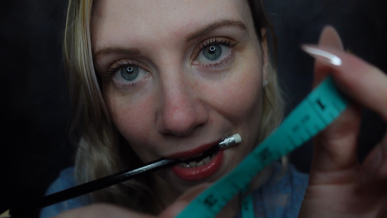 ASMR - Awkwardly Measuring & Drawing You In Your Closet