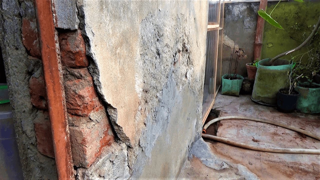 Cement Step Repair an old brick wall