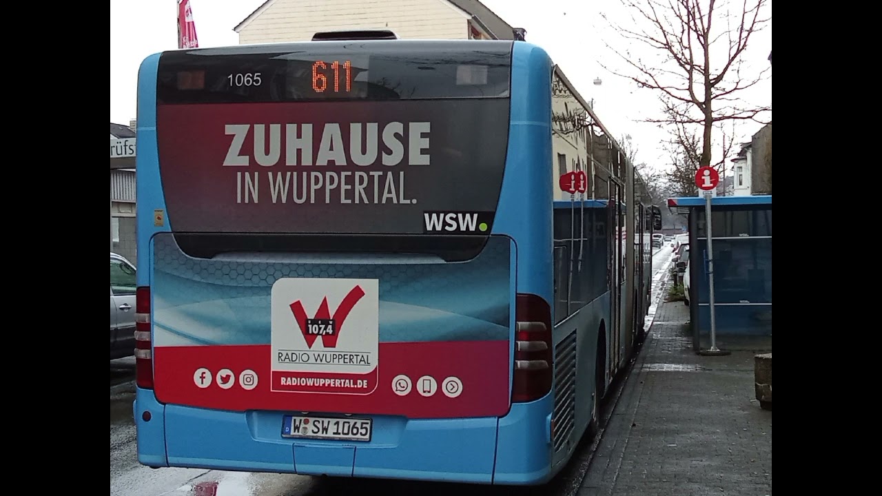 [Soundaufnahme] 611 von Lenneper Straße nach Birkenhöhe Schleife