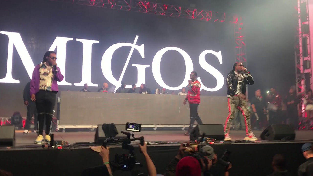 Migos & Gucci Mane “I Get the Bag” Live @ Rolling Loud 2017