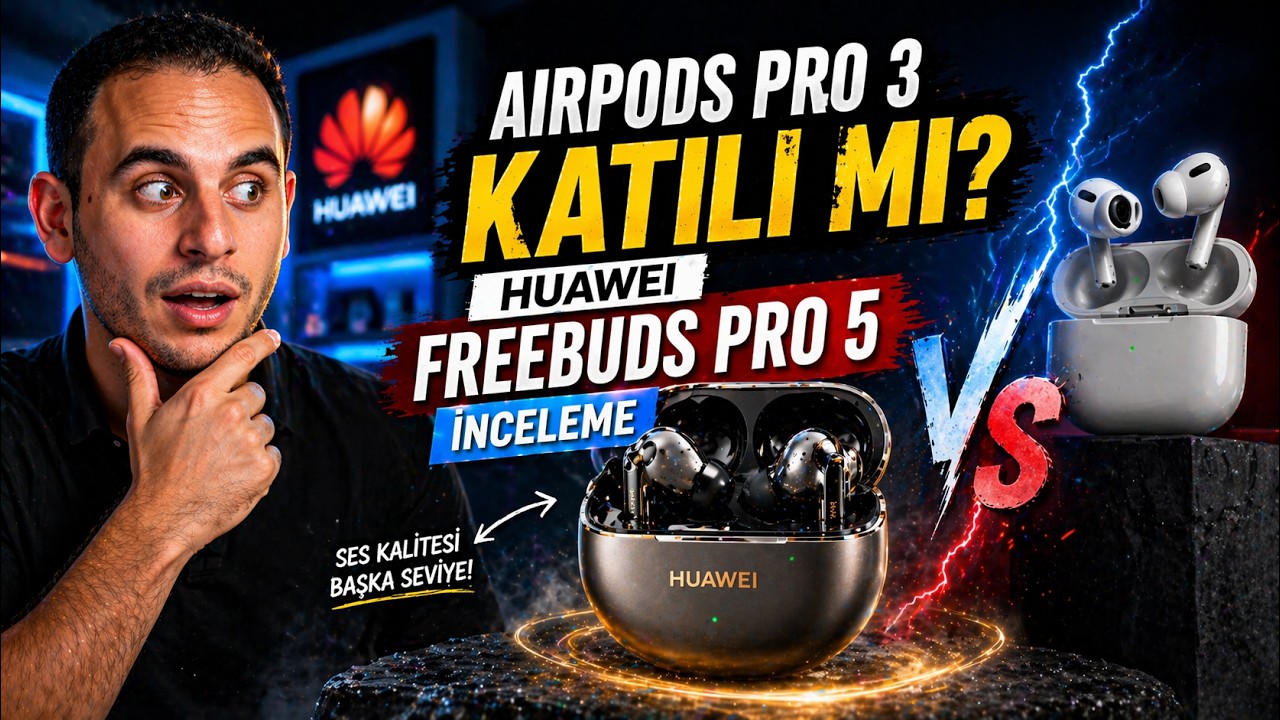 AirPods Pro 3 Katili mi? Huawei FreeBuds Pro 5 İnceleme