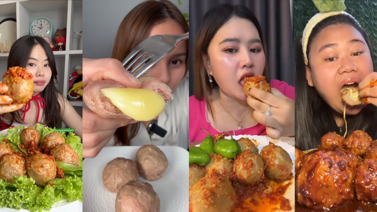 TIKTOK KOMPILASI || MAKAN BAKSO CIMOOD MAUDY 🧈🌶🤤 🤤