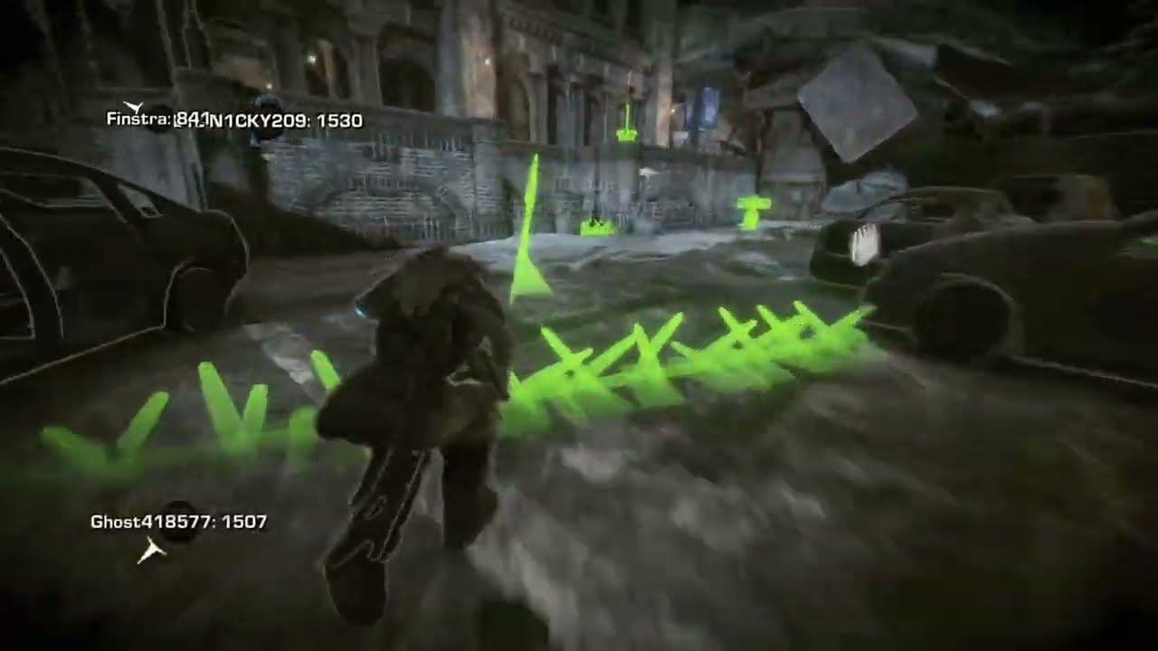 Gears of War 3 Horde Mode - Playing with Friends and Randoms on GRIDLOCK#4