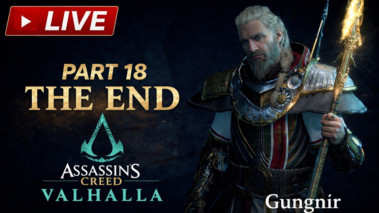 THE END Assassin's Creed Valhalla PS5 LIVE  | Gameplay Walkthrough Part 18