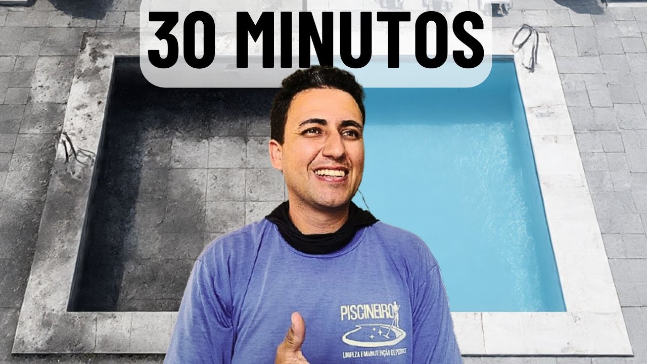 Piscina PRONTA em 30 MINUTOS