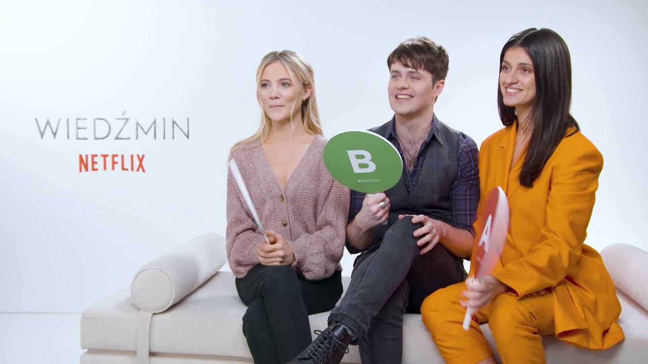 Угадываем польские слова из «Ведьмака» с Джоуи Бэти, Аней Чалотрой и Фрейей Аллан