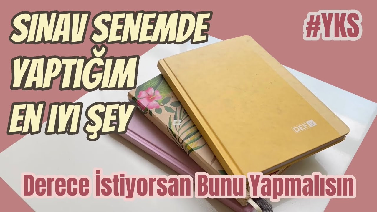 SINAV SENEMDE YAPTIĞIM EN İYİ ŞEY | Derece İstiyorsan Bunu Yapmalısın YKS İLK 1500 #yks #yks2023