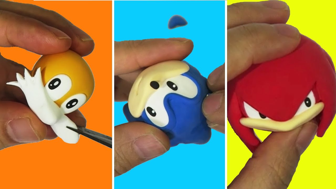 [Sonic the Hedgehog] 소닉, 테일즈, 너클즈 만들기 DIY Sonic, Tails, Knuckles