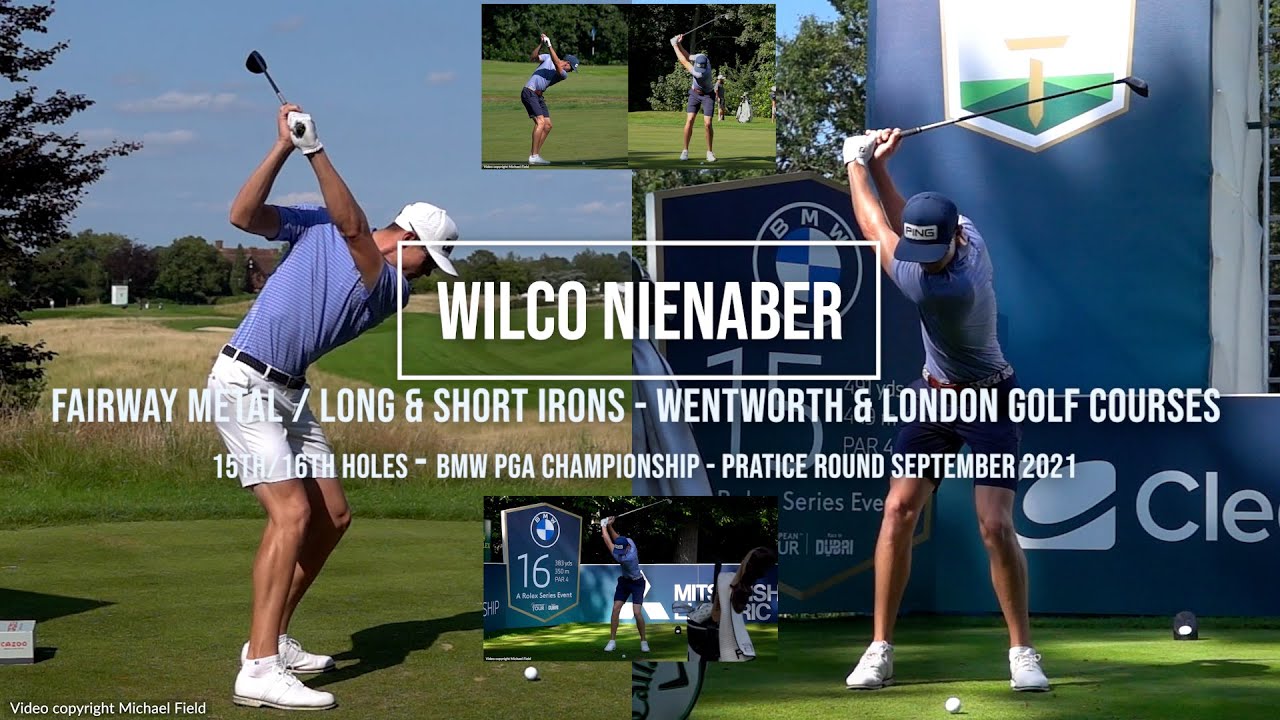 Wilco Nienaber Golf Swing Fairway Metal & Long / Short Irons (FO & DTL) BMW PGA Wentworth, Sept 2021
