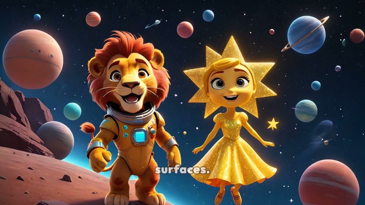 Exploring Our Solar System with Leo & Stella | Cartoon Learning Storybook For Kids!