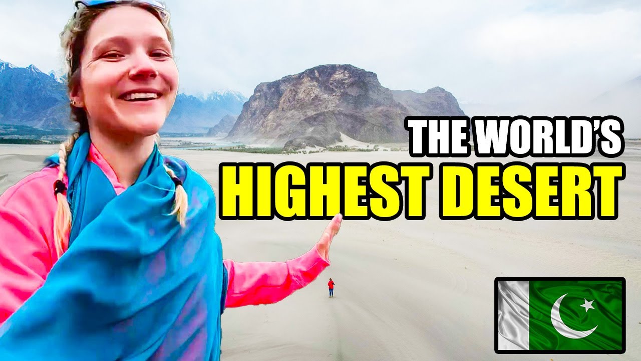 I Went to Pakistan's RARE COLD DESERT in Skardu 🇵🇰 (Sarfaranga Desert in Shigar Valley)