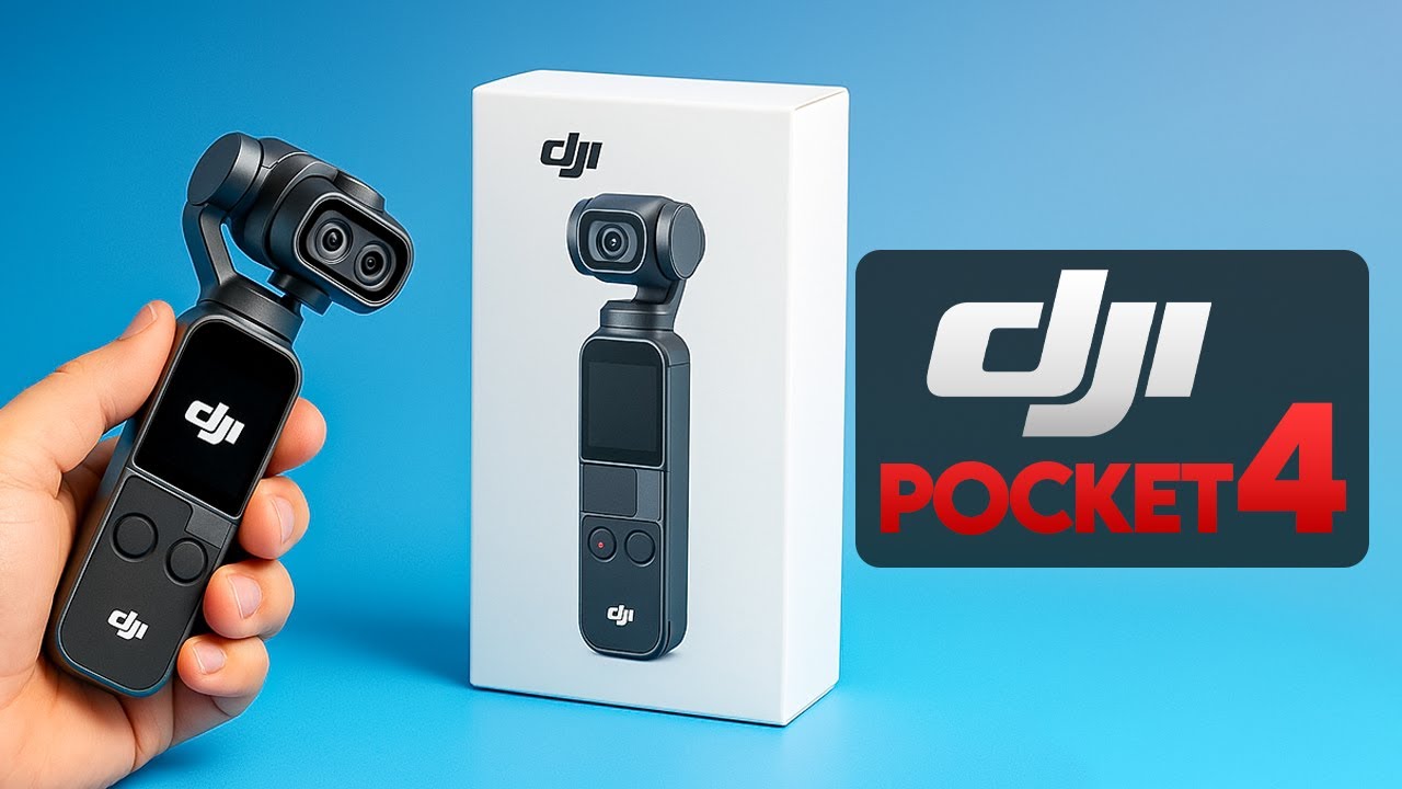 Представлен DJI Pocket 4! Новый дизайн, больше элементов управления, меньший корпус!