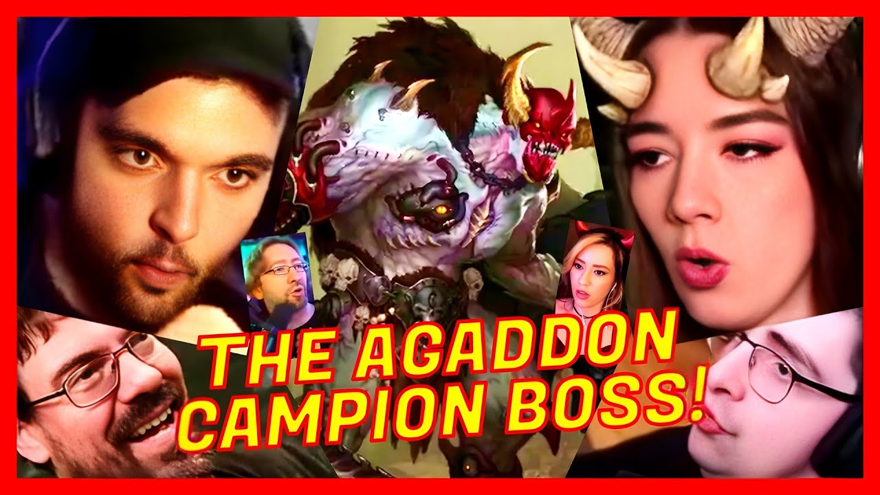 DOOM GUY VS AGADDON CHAMPION BOSS REACTIONS - DOOM THE DARK AGES BOSS REACTIONS AGADDON HUNTER BOSS!