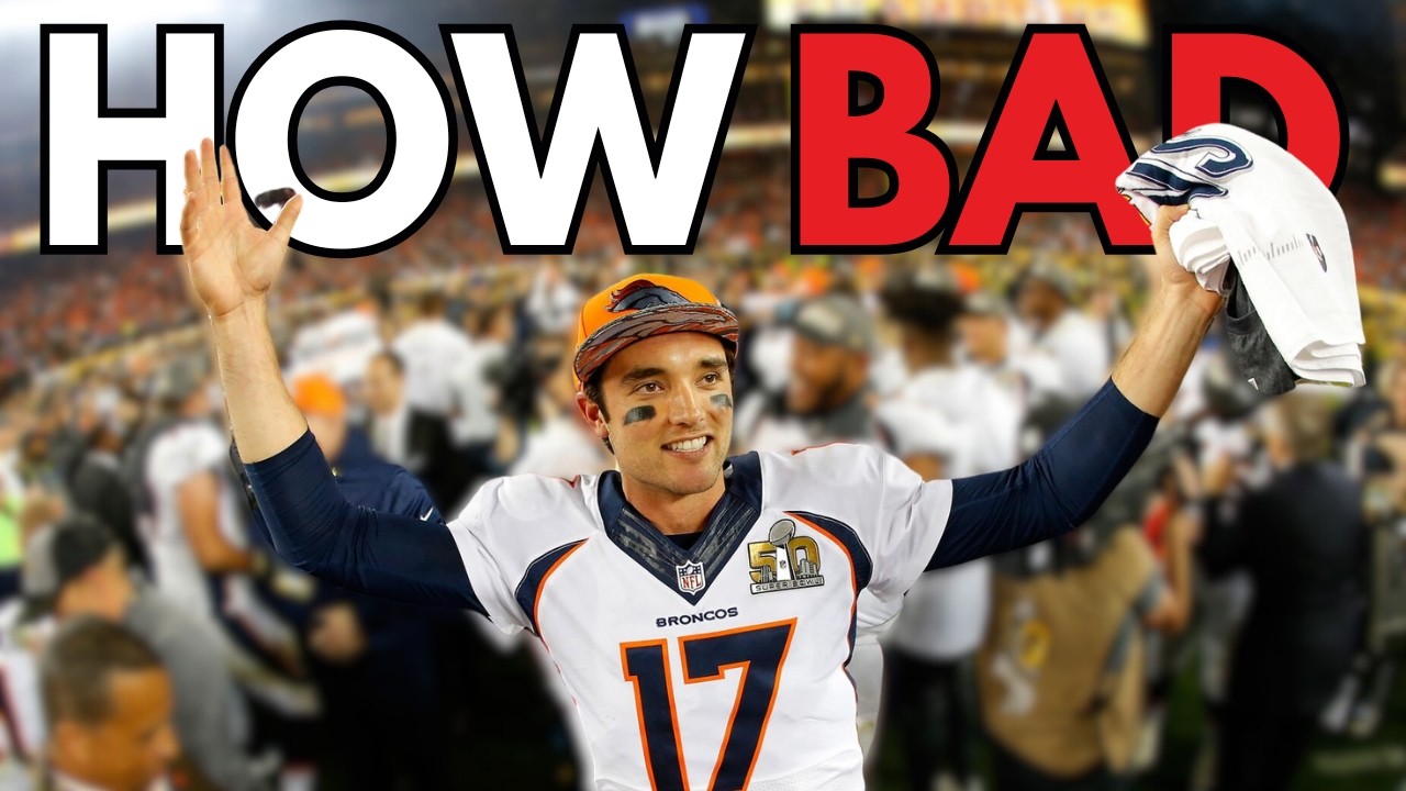 How BAD was Brock Osweiler Actually?
