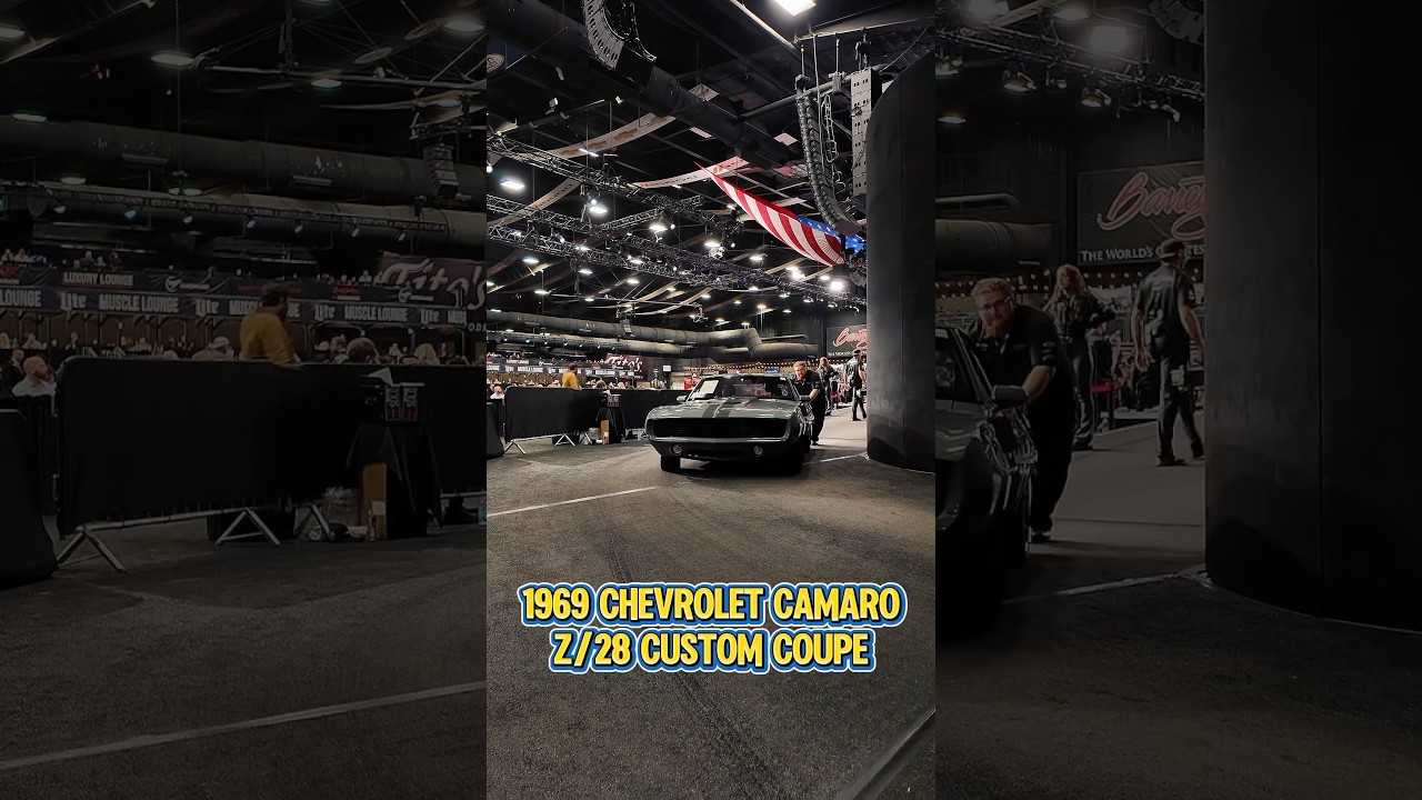 1969 Chevrolet Camaro Z/28 Custom Coupe. #classiccarauction #barrettjackson #shorts #camaroz28