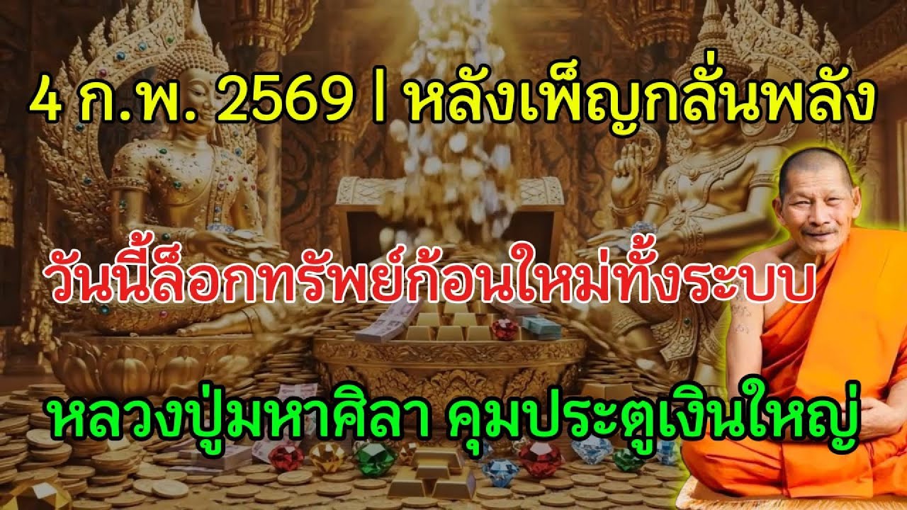 4 ก.พ. 2569 คนรีบหลุดทันที วันนี้ทรัพย์ใหญ่เลื่อนระดับให้คนอยู่ยาว