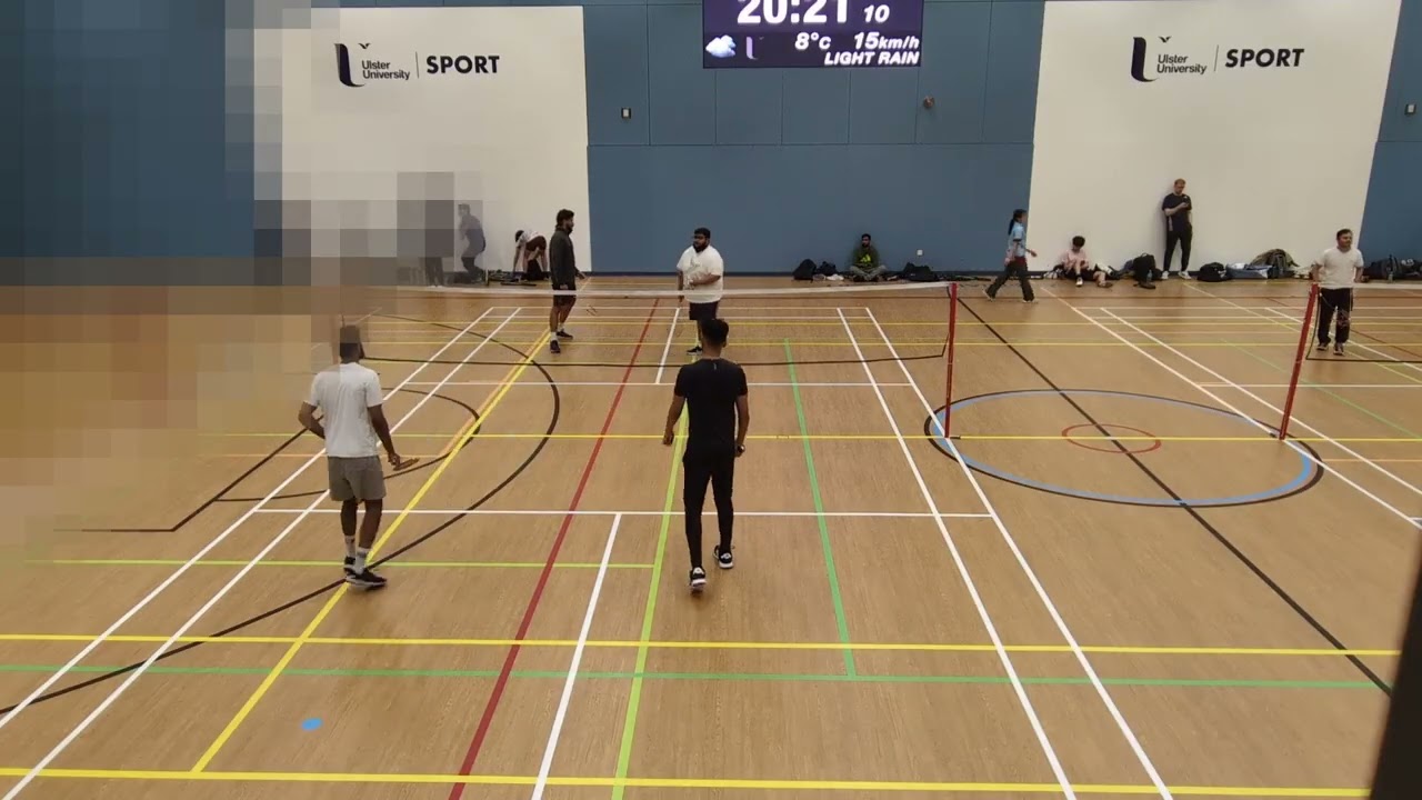 Doubles Badminton Matches Court 3 12 01 2026