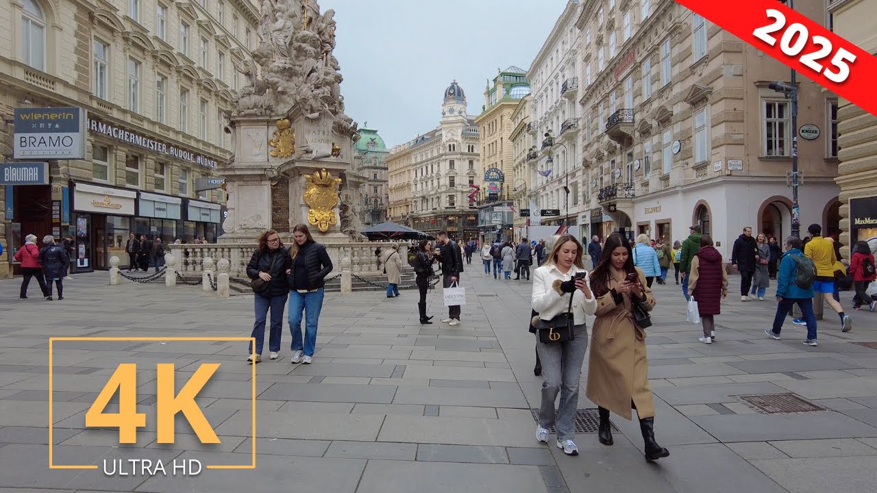 Vienna, Austria 🇦🇹 Street Walk | City Tour | Wien, Österreich | 4K | Virtual Walking 2025