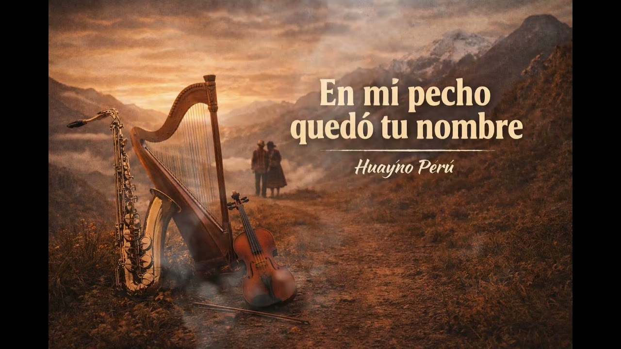 En mi pecho quedó tu nombre | Huayno Perú