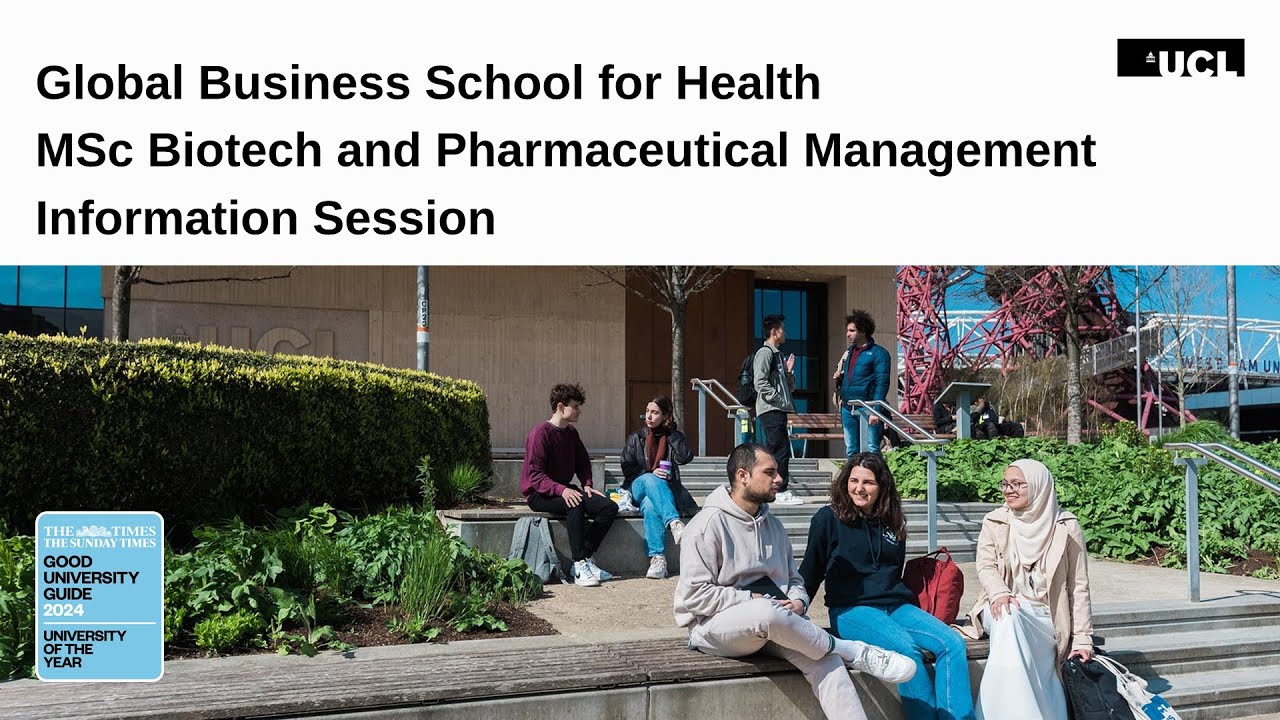 MSc Biotech and Pharmaceutical Management information session -  27 Feb 2025