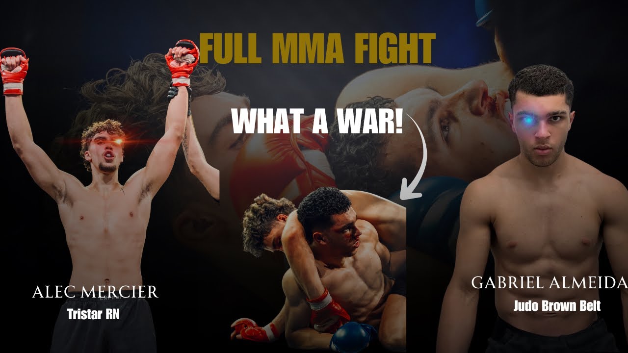 WHAT A WAR ⚔️ ! Alec Mercier Vs Gabriel Almeida- FULL MMA FIGHT