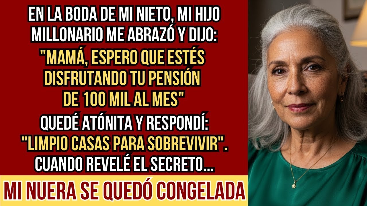 HISTORIAS REALES  Mi hijo millonario preguntó si recibí mi pensión de 100 mil  Estaba confundida