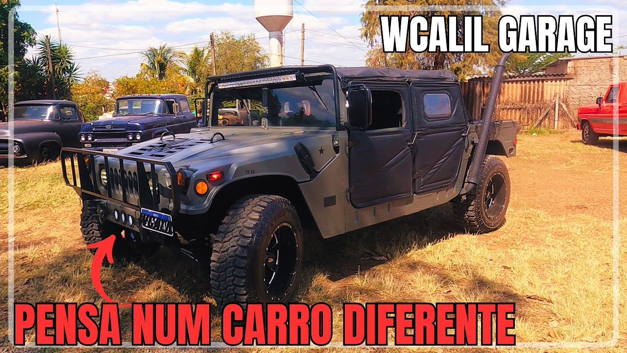 WCALIL GARAGE| PENSA NUM CARRO DIFERENTE|  HUMVEE 1986