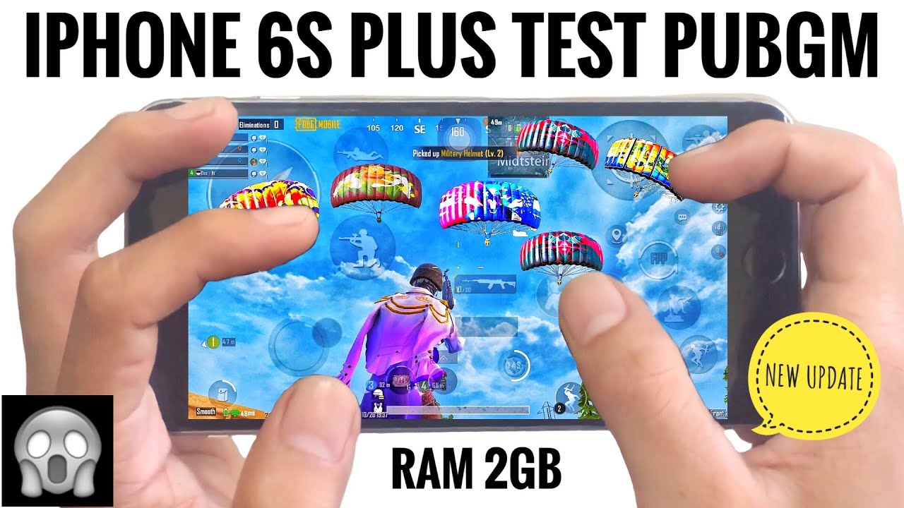 iPhone 6s Plus Test PubgM HANDCAM GAMEPLAY | 5 Finger & Full Gyroscope #2 #iphone6spluspubg