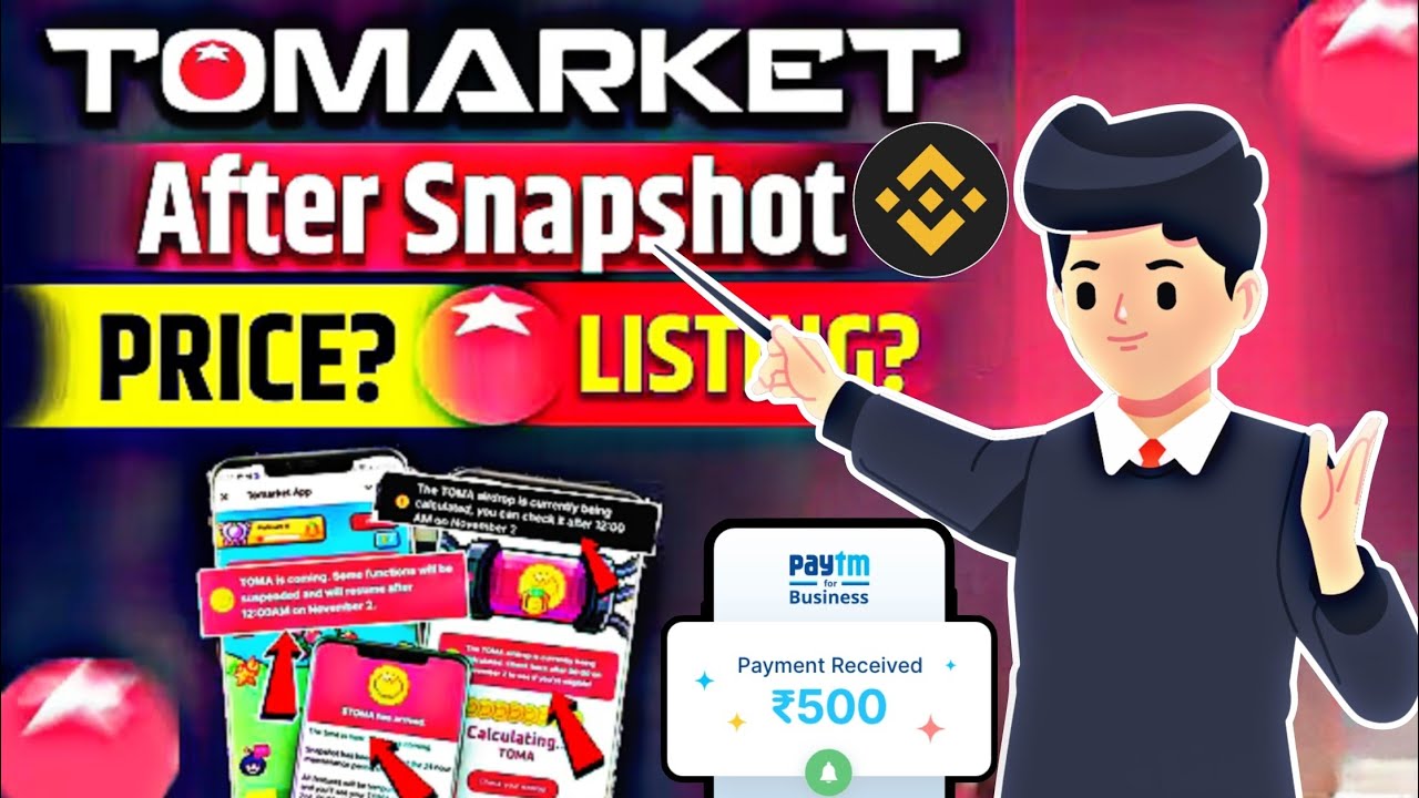 Tomarket Price | Tomarket Listing Date? | Tomarket Airdrop | $Toma Withdraw| #tomarketlistinglive