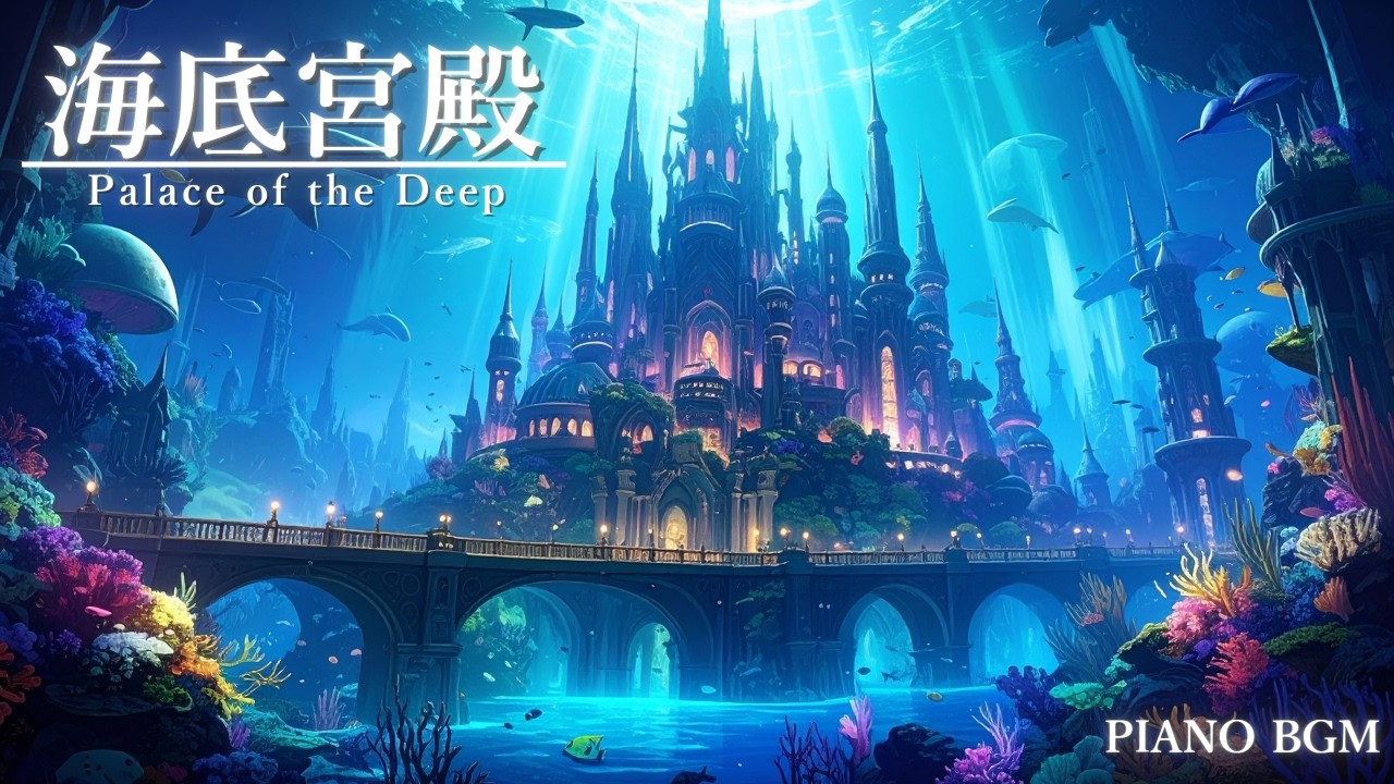 【ピアノBGM】海底宮殿/Palace of the Deep【幻想音楽/Fantasy Sounds】【作業用・勉強用・睡眠用】