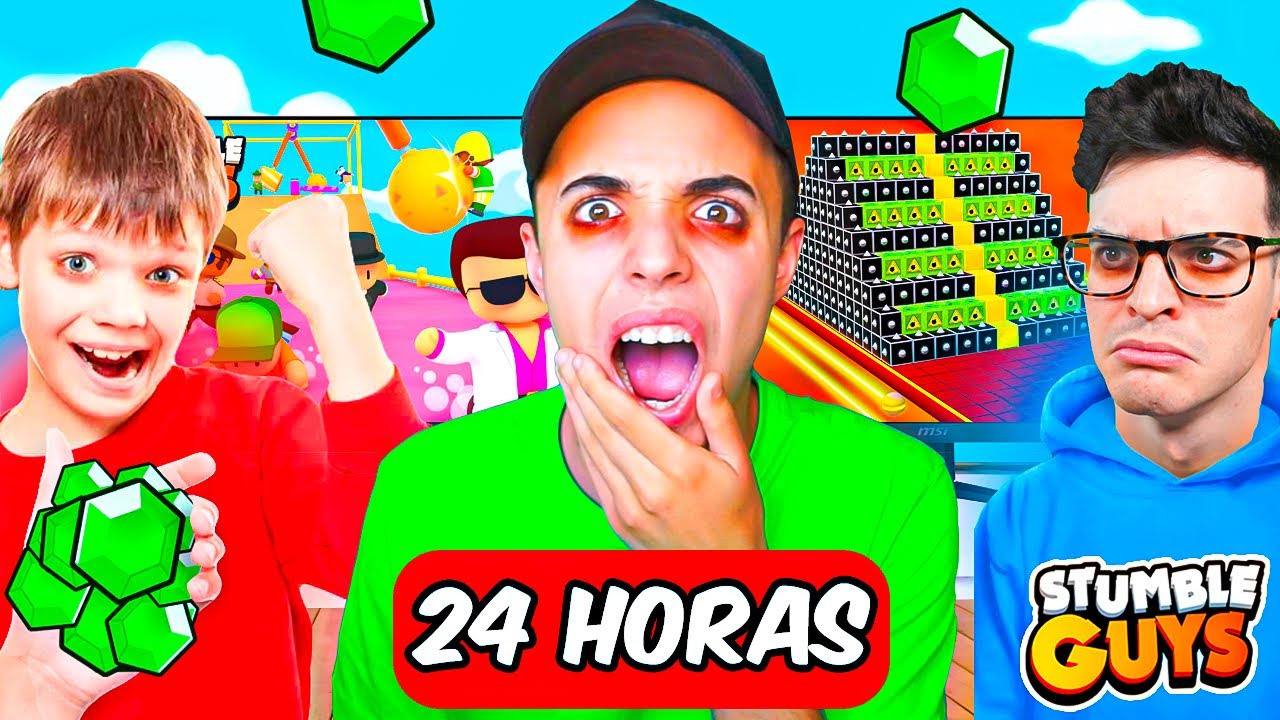 EL ÚLTIMO en DEJAR de JUGAR STUMBLE GUYS GANA! 😴