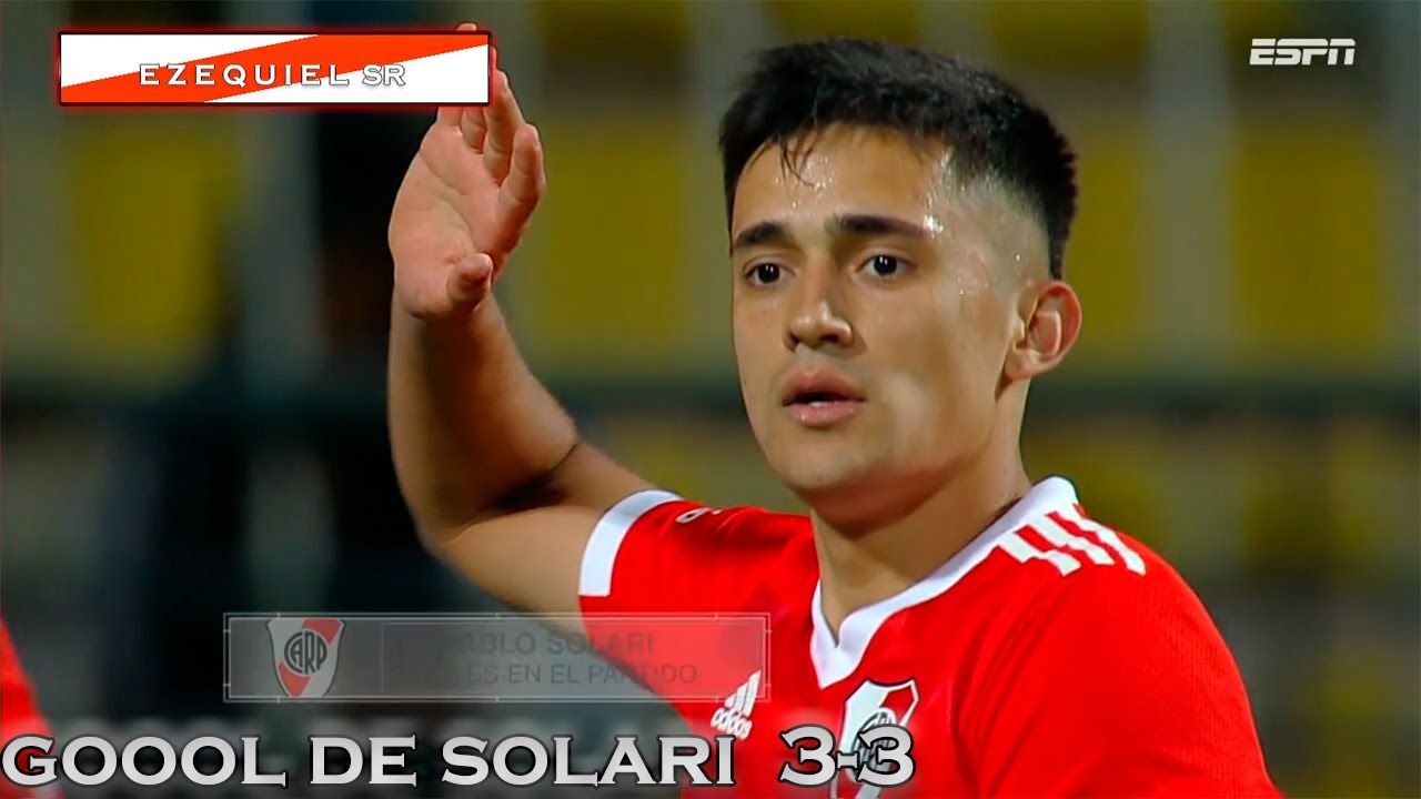 GOOOL DE SOLARI PARA EMPATAR EL PARTIDO VS COLO COLO (3-3)