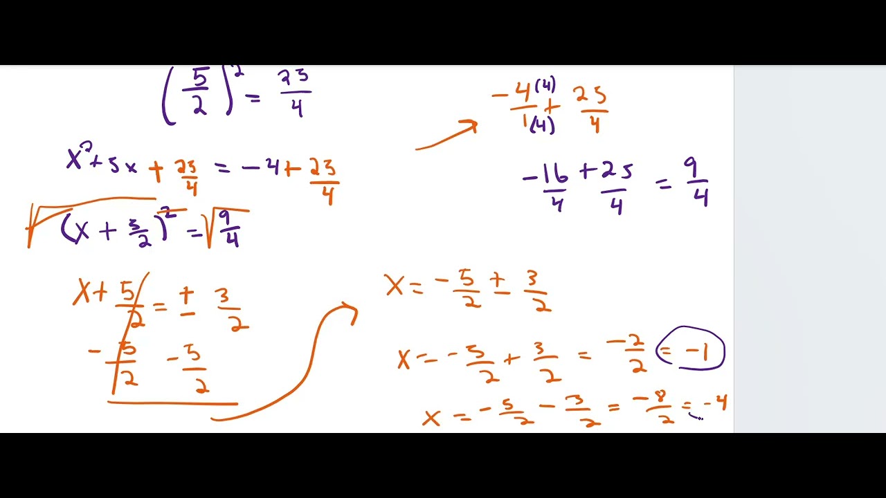 College Algebra Section 1.2 Quadratic Equations Lesson