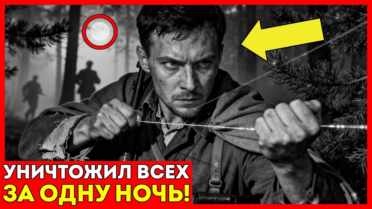 Как ОБЫЧНАЯ РЫБОЛОВНАЯ ЛЕСКА советского РАЗВЕДЧИКА УНИЧТОЖИЛА 18 диверсантов за ОДНУ НОЧЬ...