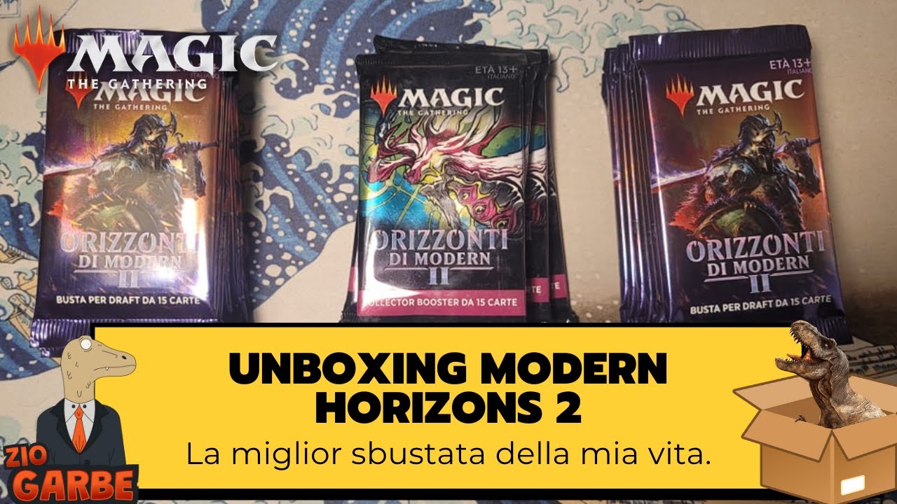 Unboxing Modern Horizons 2, sbustate devastanti 💥 Grazie Wizards per il regalo! [Magic Italia]