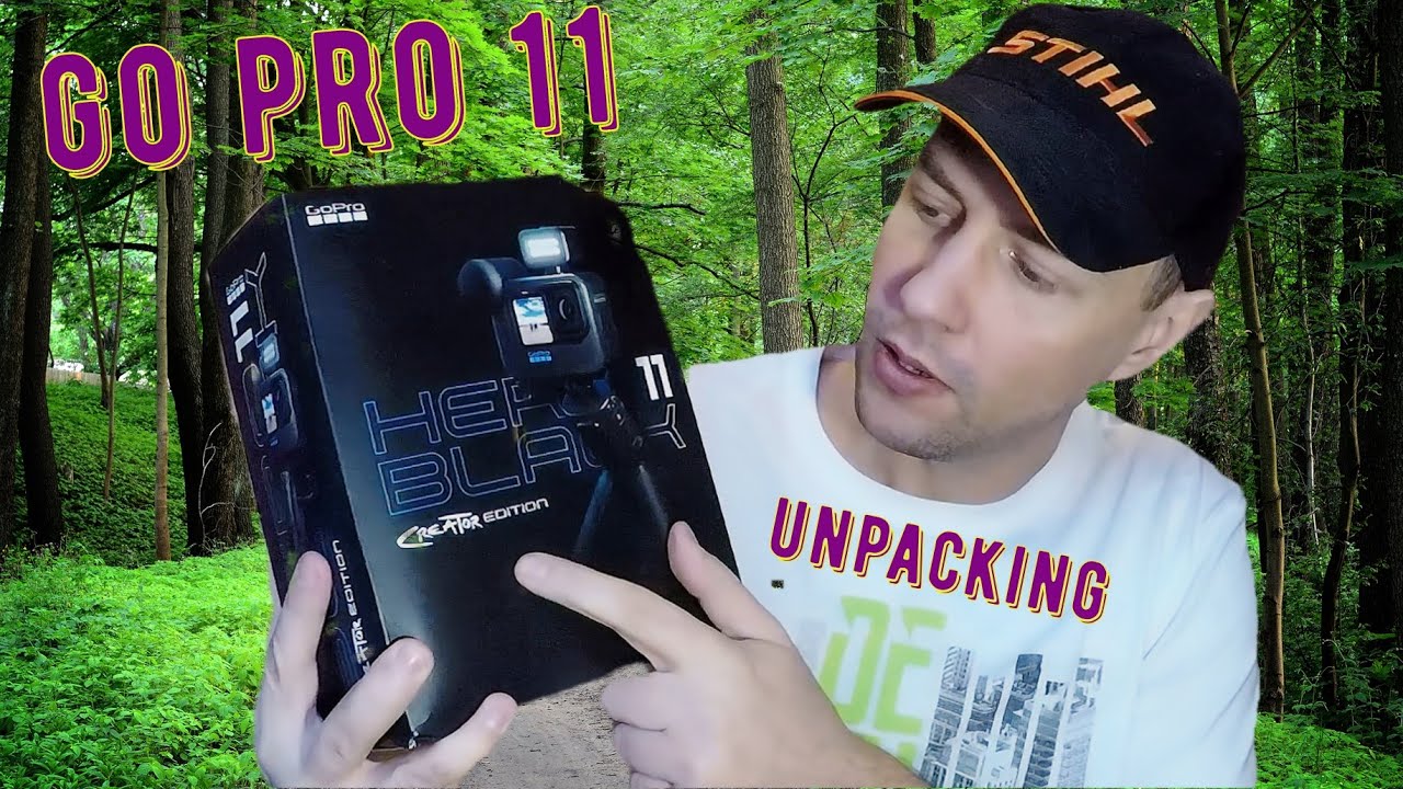 Экшн камера GoPro HERO 11 creator edition Распаковка и краткий обзор го про 11 видеокамера для влога