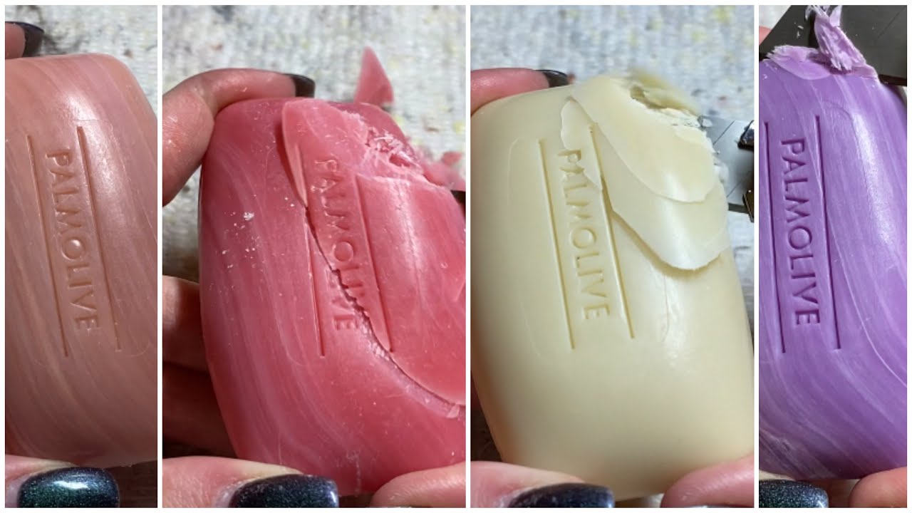 ASMR | АСМР | Dry Soap Cutting | Резка Сухого Мыла | Palmolive Soap 💗