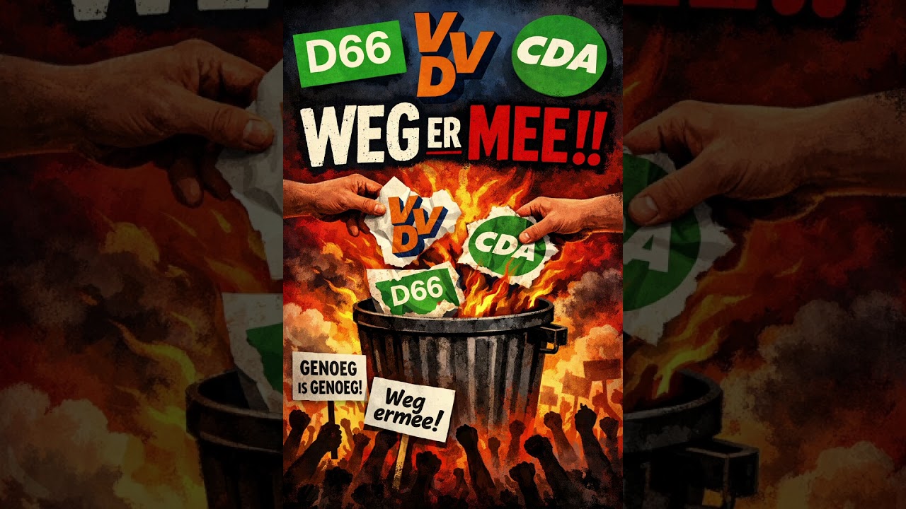 D66, VVD en CDA WEG ER MEE!!