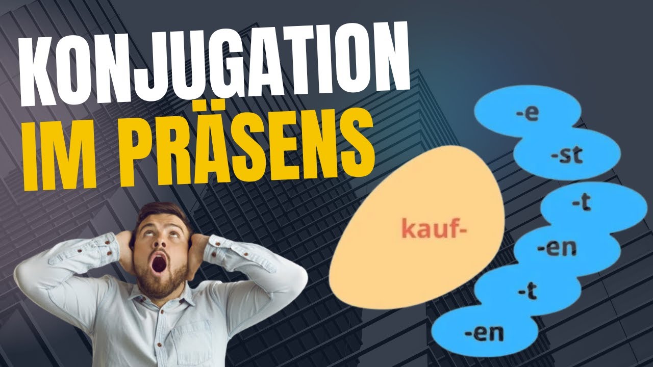 Konjugation von Verben im Pr&auml;sens Song  | German complete verb conjugation song | Brand New Method