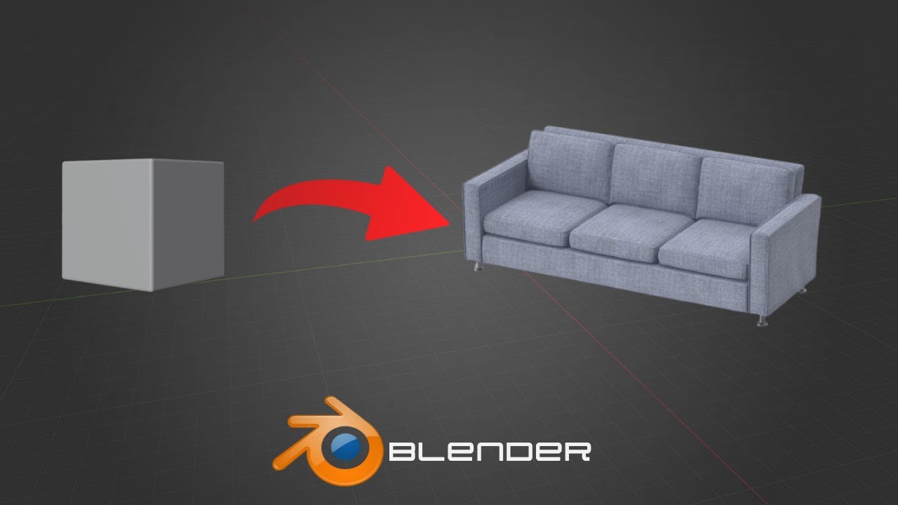 How to Create a Couch in Blender | Easy Sofa Modeling Tutorial