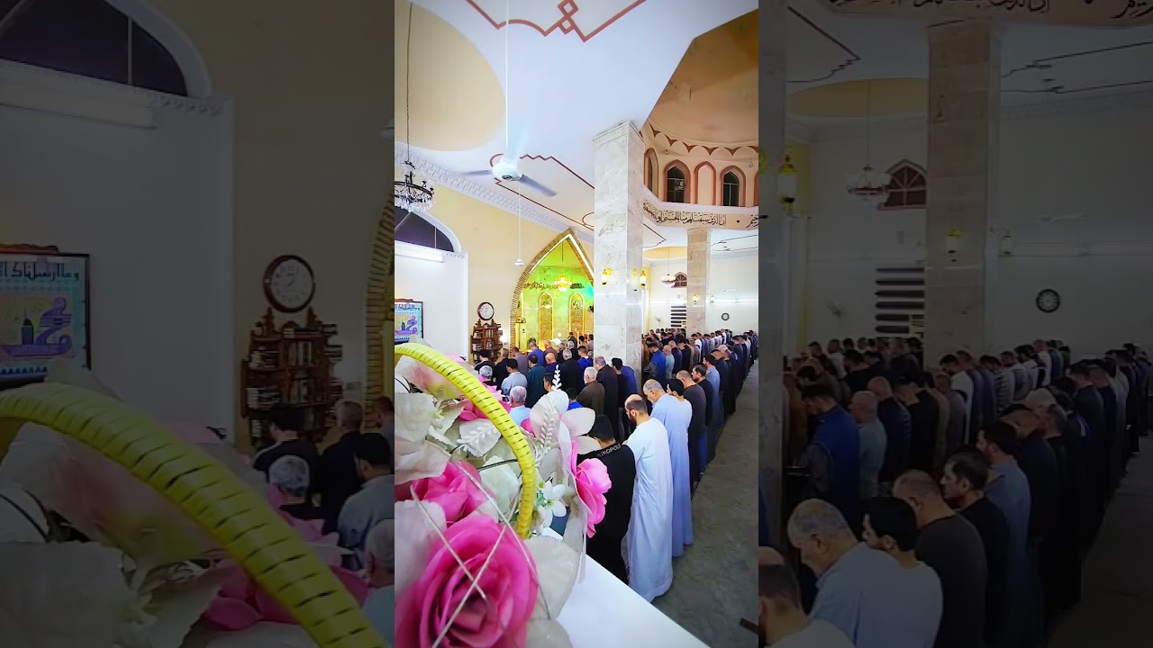 شيخ علاء إمام وخطيب جامع محمد رسول الله ﷺ في زيونة 716-بغداد-العراق