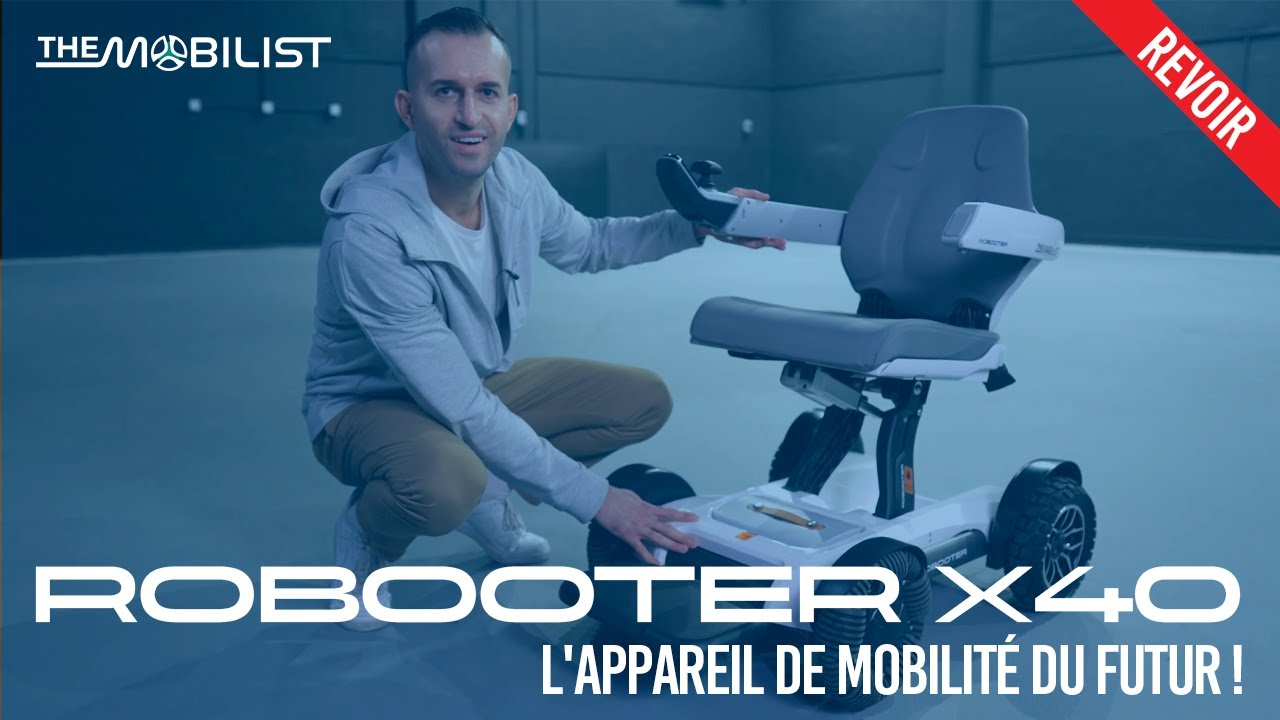 Fauteuil Roulant Électrique Futuriste | Robooter X40 | Dispositif de Mobilité Innovant