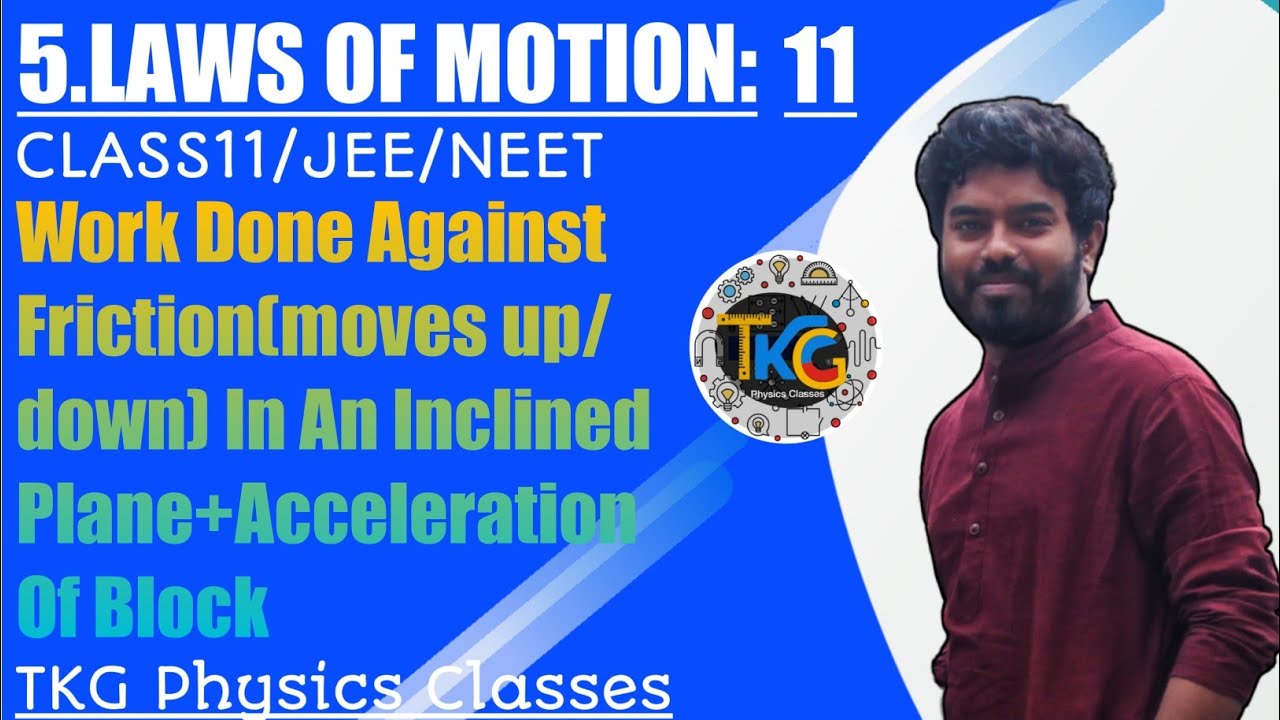 Work Done Against Friction Class 11|Work Done Against Friction Inclined Plane|Laws Of Motion
