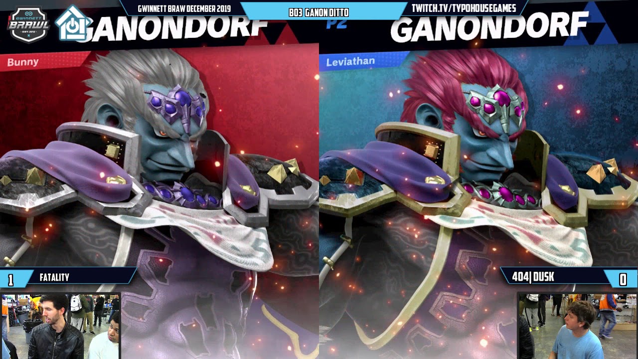 Gwinnett Brawl For the Crown 2019 - Fatality(Ganondorf) VS 4o4| Dusk(Ganondorf)- Exhibition Match
